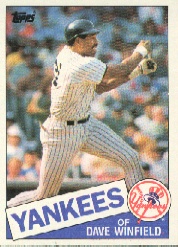 1985 Topps Baseball Cards      180     Dave Winfield
